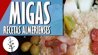 Receta MIGAS ALMERIENSES  Gastronomía Almería [upl. by Gnes]