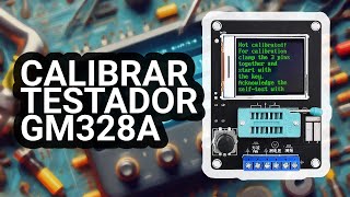 COMO CALIBRAR O TESTADOR DE COMPONENTES GM328A [upl. by Hplar]