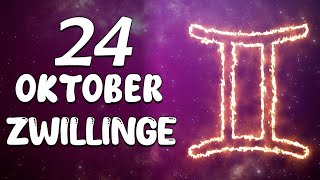 😲 EIN WUNDER AUF DEINEM WEG🙏🙌 ZWILLINGE ♊ HEUTE 24 Oktober 2024 [upl. by Trahern]