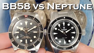 Tudor Black Bay 58 vs Lorier Neptune [upl. by Sarge346]