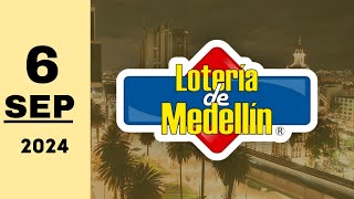 Resultado Lotería de Medellín del 06 de septiembre de 2024 [upl. by Apilef]