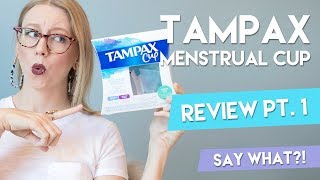 Meet the TAMPAX CUP  Yes you read that right [upl. by Eyr]