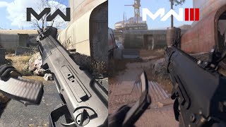 MW2019 vs MW2023  Weapons Reload Animations [upl. by Higbee]