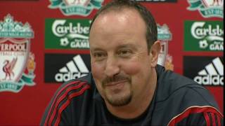 Rafa Benitez gives an update on Liverpools injury situation [upl. by Ekud]