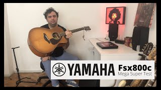 Guitarra acústica Yamaha Fsx800c  Review  TEST por Octavio Caruso [upl. by Zerlina343]