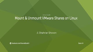 Mount and Unmount VMware Shares on Linux [upl. by Nitsir64]