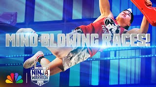 The Best Most HighStakes Races from Week 1 of Semifinals  American Ninja Warrior  NBC [upl. by Sillaw]