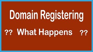 what happens when you register a domain name [upl. by Llyrat]