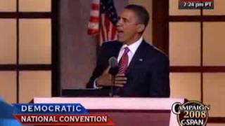 CSPAN Sen Barack Obamas Full Speech to the DNC [upl. by Luthanen]