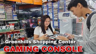 GAMING CONSOLES dito sa Greenhills Shopping Center September 2024 [upl. by Enneirda]