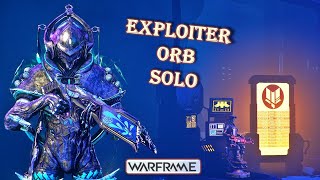 Exploiter Orb SOLO in WARFRAME [upl. by Spector]