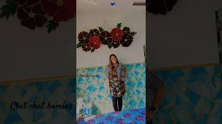 Part4 Bedroom Makeover DIY wall decor diy walldecor roommakeover shorts youtubeshorts viral [upl. by Klement]