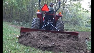 70 Quick and Easy Drainage Repair Grading with Kubota [upl. by Buxton71]