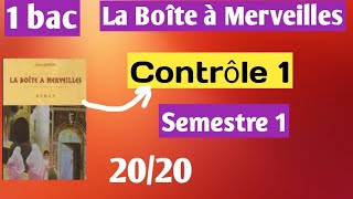 Contrôle 1 semestre 1 français 1bac [upl. by Maher182]