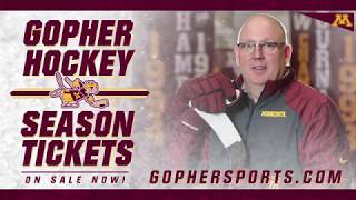 Gopher Hockey 201819 Season Tickets On Sale Now [upl. by Ihpen]