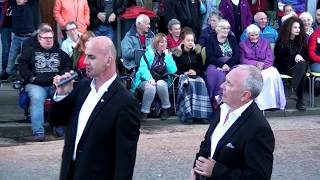 Kirkcudbright Floodlit Tattoo 2018 male Singers Voce [upl. by Kassandra398]