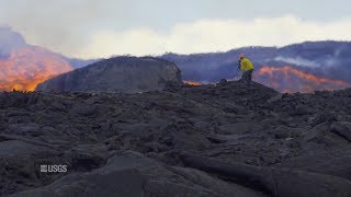 Kīlauea Volcano — Lava Scenes From Fissure 8 [upl. by Icnarf]