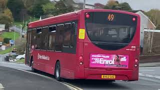 Enviro 200 816 West Midlands Bus Route 49 Bearwood [upl. by Ahseit]