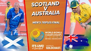 2023 World Bowls Championships – Men’s Triples Final Scotland v Australia [upl. by Joslyn]