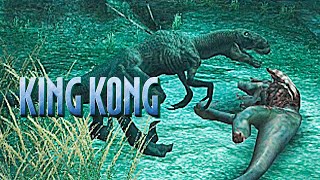 PETER JACKSONS KING KONG PS2XBOX 360XBOXPCGAMECUBE 5  Batalha de DINOSSAUROS PTBR [upl. by Stuart]