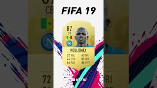 Kalidou Koulibaly  FIFA Evolution FIFA 13  FIFA 22 [upl. by Nitas]