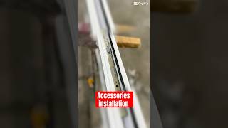 Upvc Accessories installation accesorios doormaterial upvc window howtomake beginnersguide [upl. by Ydnem]