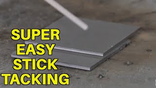 TFS The Coolest Stick Welding Tacking Trick I Learned [upl. by Yonit615]