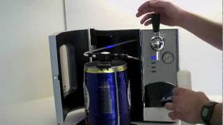 EdgeStar  TBC50S Mini Kegerator  Nonpressurized Keg Setup [upl. by Kiri]