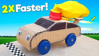 How to Make Balloon Powered Car  SCIENCE PROJECT  DIY Balloon Car [upl. by Irollam]