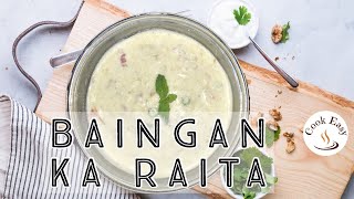 Baingan ka Raita Recipe  Summer Special Raita Recipe by Cook Easy shorts [upl. by Adnahsam218]