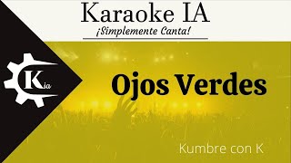 Kumbre con K  Ojos Verdes  Karaoke [upl. by Black]