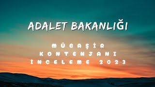 ADALET BAKANLIĞI✅PERSONEL ALIMI 2024 MÜBAŞİR KONTENJAN DAĞILIMI 2023 [upl. by Zoa]