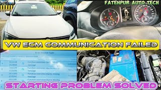 VolksWagen Jetta not starting  VW ECM communication failed  abs problem kar raha tha [upl. by Nosac]