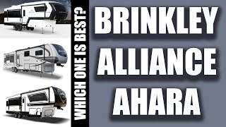 RV Comparison  2024 Brinkley Z 3100  Alliance Paradigm 310RL  East to West Ahara 365RL [upl. by Airekal152]