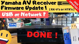 Yamaha Av Receiver Firmware Update [upl. by Siuqaj]