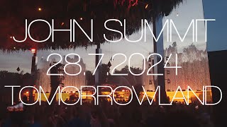 John Summit  Tomorrowland 2872024 [upl. by Eislek]