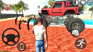 Indian Monster Truck and Horse Driving Simulator  Helicopter and Bikes Driving  Android Gameplay [upl. by Martino]