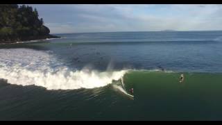 Whangamata Best Ever Surf Caught on Drone [upl. by Alahsal]