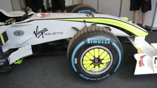 BRAWN GP F1 Car Live Start Up Revs amp Track Action  2016 Goodwood Festival Of Speed [upl. by Blalock]