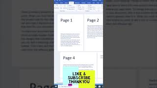 MS Word how to change Page Orientation PortraitLandscape for One Page Shorts My Computer Tamil [upl. by Shaikh]