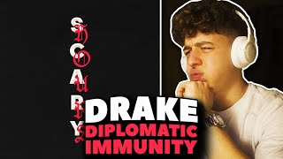 Drake  Diplomatic Immunity REACTION First Time Hearing [upl. by Aldwin]