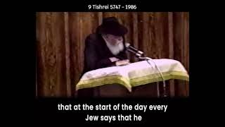 Lubavitcher Rebbe quotTzedakah and Geulahquot RebbeDaily 3096 [upl. by Eilraep]