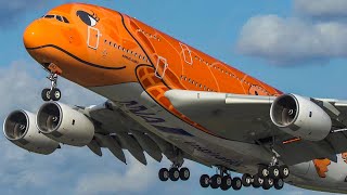 60 MINUTES PURE AVIATION  French planes only  AIRBUS A380 A330 A350  4K [upl. by Flem89]