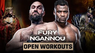 LIVE 🔴 Tyson Fury vs Francis Ngannou • WORKOUTS • Saudi Arabia  TNT Boxing [upl. by Weldon]