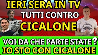 CICALONE VIENE ATTACCATO DALLA SINISTRA A QUARTA REPUBBLICA PORRO SGARBI E RUGGERI LO DIFENDONO [upl. by Hercule]