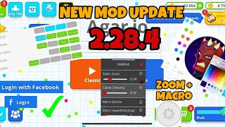 NEW UPDATE MOD IOS ANARKY MENU  CUSTOM SKIN XELAHOT MACRO VERSION 2284 AGARIO MOBILE [upl. by Kathi]