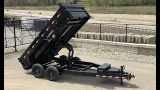 Load Trail 7x14 DH Model Hydraulic Dump Trailer 14000 DH8314072 [upl. by Rasure55]