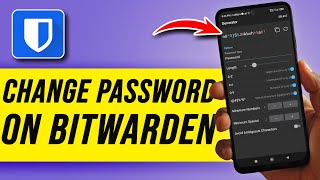 How To Change Passwords on Bitwarden [upl. by Kiefer]