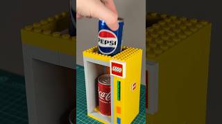 Working Lego Soda Vending Machine lego [upl. by Rusel29]