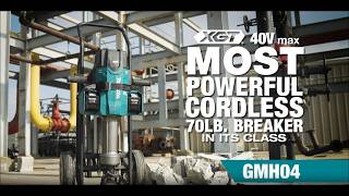 NEW Makita XGT Breaker Hammer GMH04 [upl. by Annawyt517]